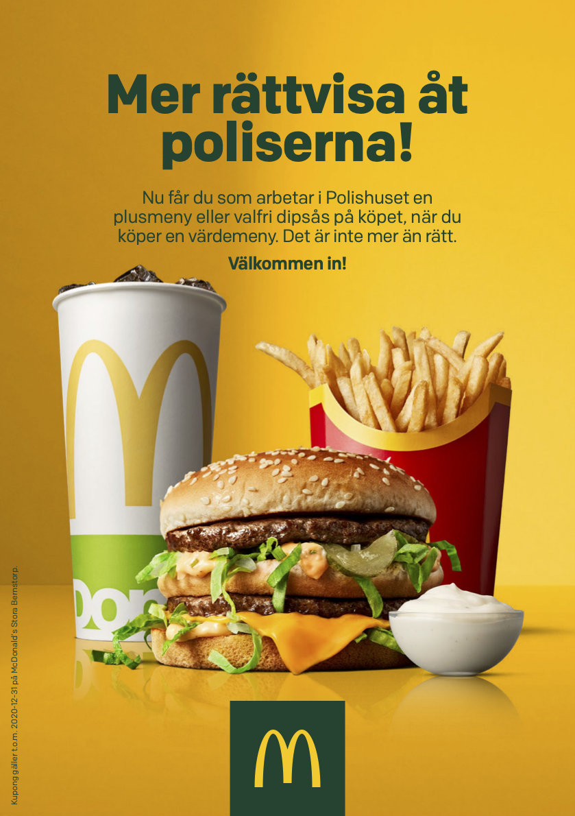 McDonald's flyer
