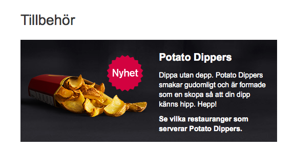 McDonald's Potato Dippers