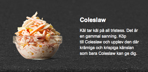 McDonald's Coleslaw